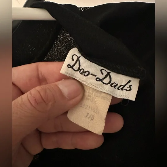 Late 1970s Vintage Doo-Dads Shirt Dress-Ruffle. Size 7/8 - Picture 4 of 6